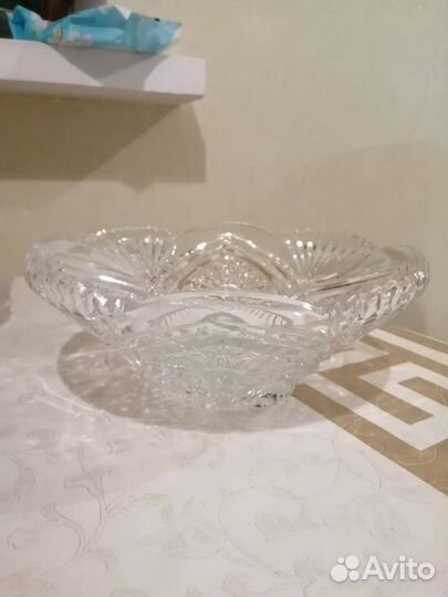 Салатник хрусталь