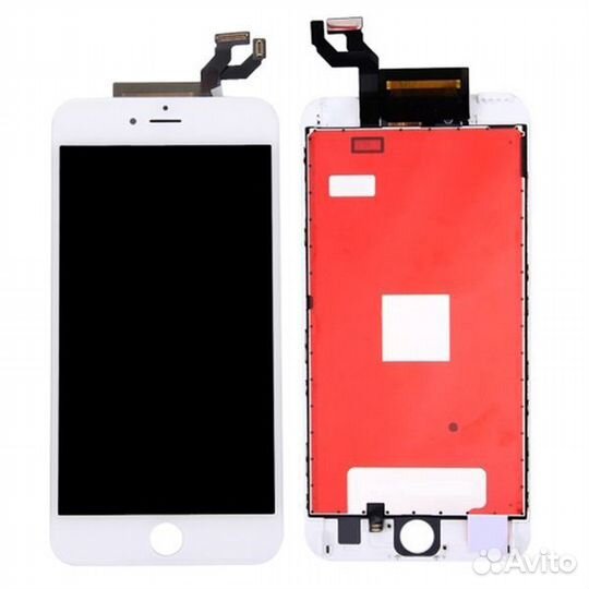 Дисплей iPhone 6S Plus + тачскрин с рамкой белый