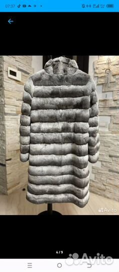 Натуральная шубка кролик рекс р 44