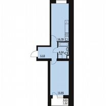 1-к. квартира, 44,1 м², 2/10 эт.