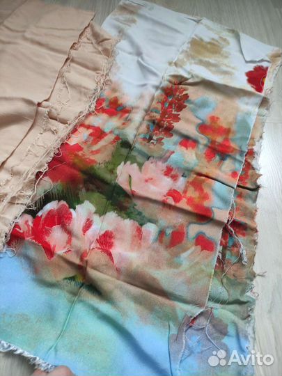 Отрезы ткани пакетом