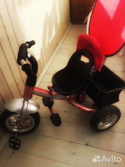 Детский велосипед с ручкой бу