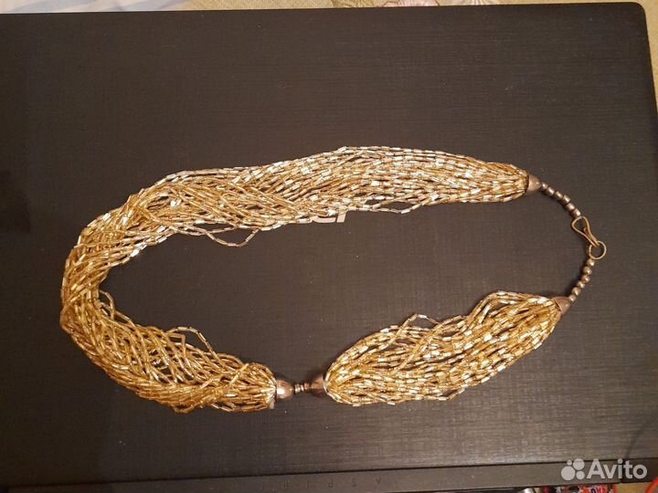 Колье многорядное