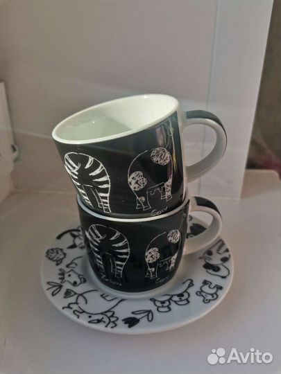 Чашка с блюдцем