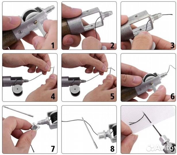 Шило полуавтомат для кожи, шило