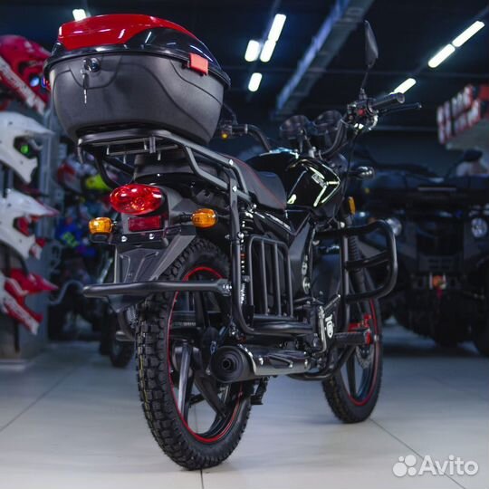 Мопед rockot alpha tourist RM50-1 черный глянцевый