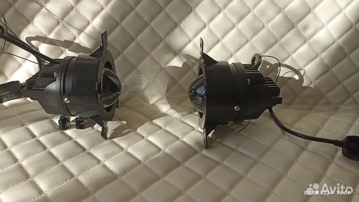 Противотуманные фары на Дэу Матиз линзы LED