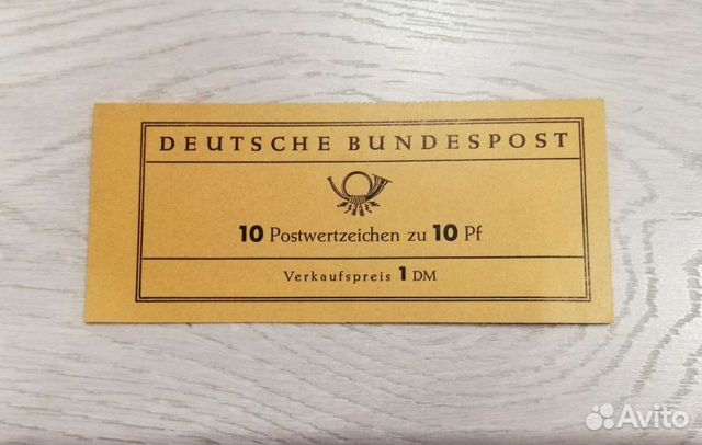 Блок-книжка немецких марок Теодор Хойс 1954г