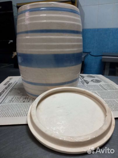 Бочонок керамический