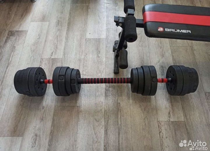 Штанга гриф блины