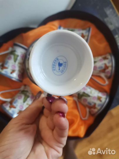 Чайный, фарфоровый сервиз новый в коробке