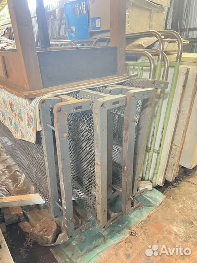 Кровать металлическая бу