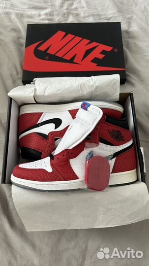 Air Jordan 1 High OG Spider-Man Origin Story 9.5us