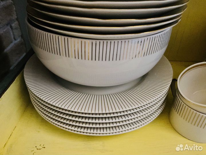 Набор столовой посуды фарфор