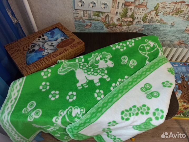 Детское постельное белье 120 60 новое и одеяло