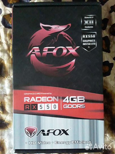 Видеокарта amd radeon rx550