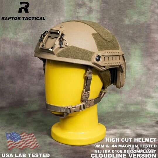 Баллистический шлем Raptor Tactical NIJ iiia