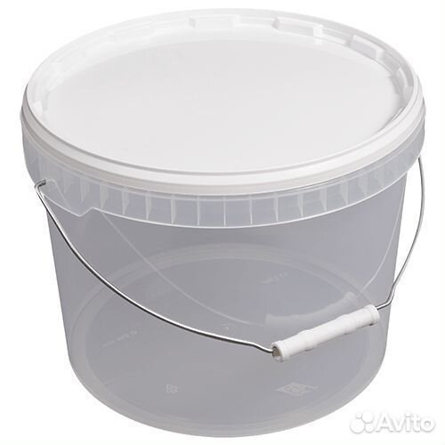 Ведро 11 л белое