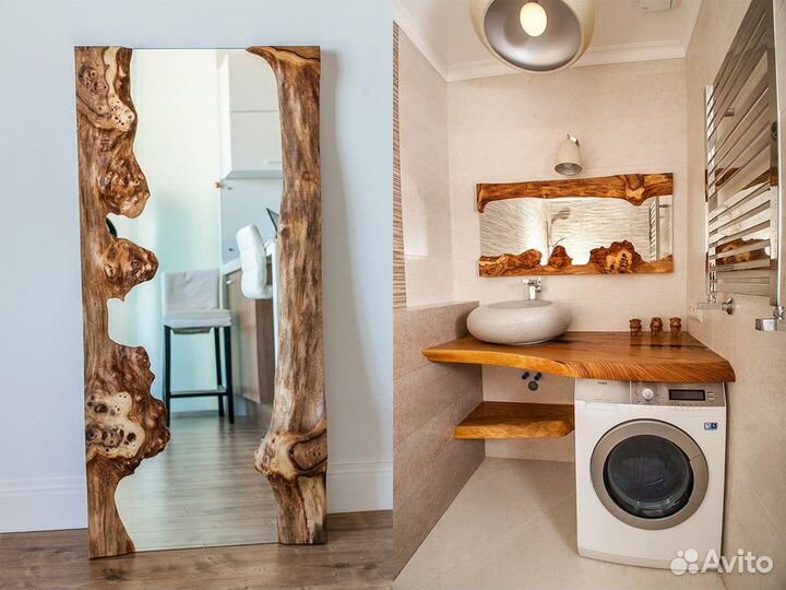 Столешница в ванную из массива под заказ