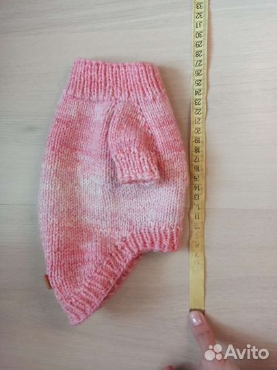 Вязаный свитер для собаки