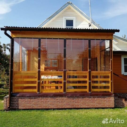 Мягкие окна для террас и беседок