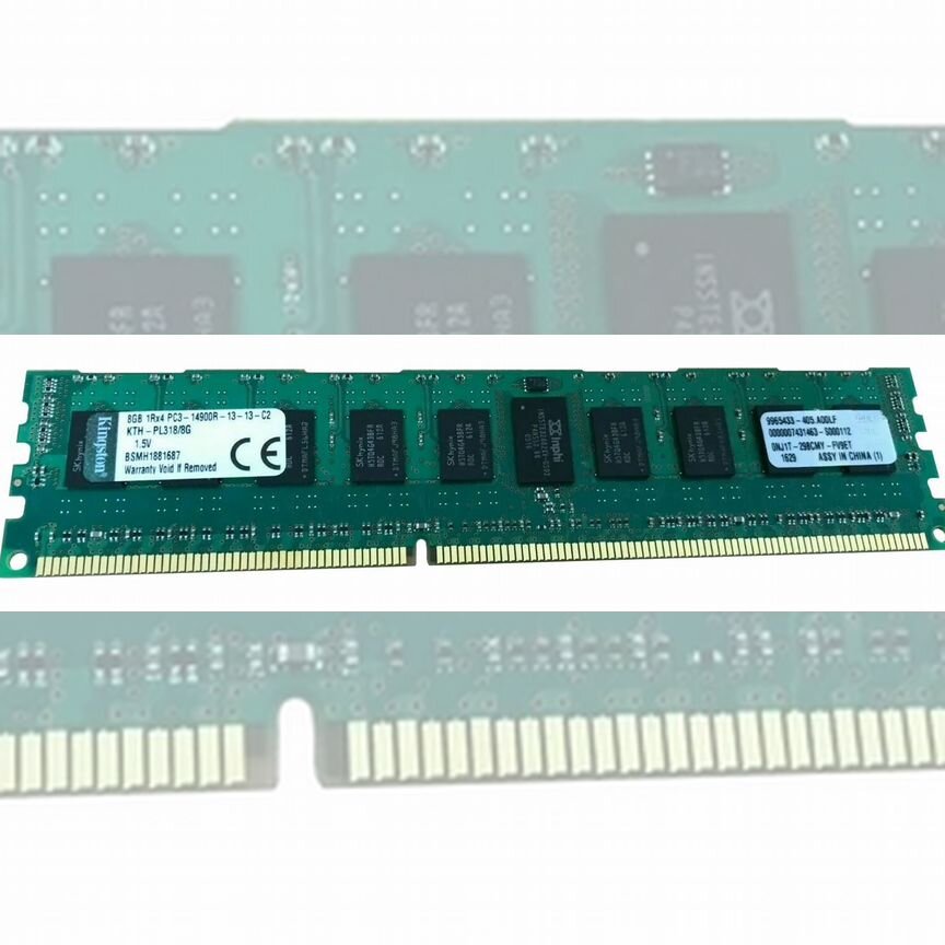 [KTH-PL318/8G] Оперативная Память Kingston 8gb Kth-Pl318/8g