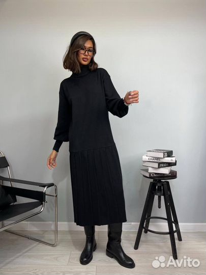 Платье теплое