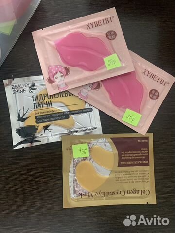 Патчи для губ, маска для лица, патчи