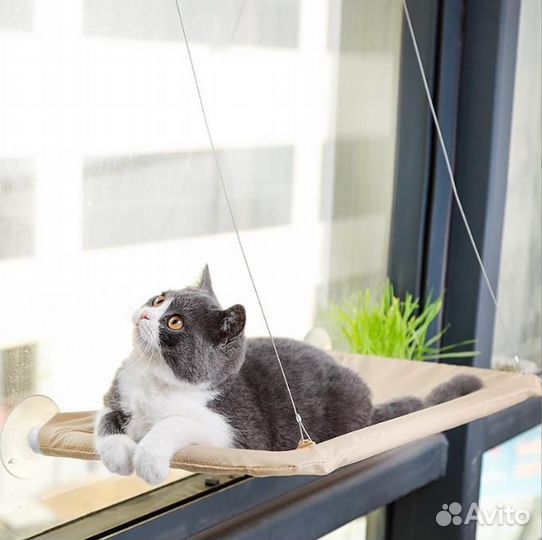 Гамак для кошек на окно