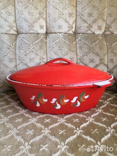 Казан чугунный / утятница СССР