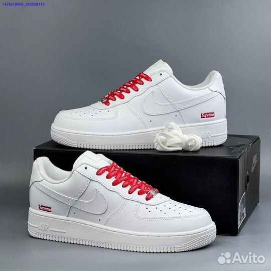 Кроссовки Nike Air Force 1 Low & Supreme (Арт.83552)