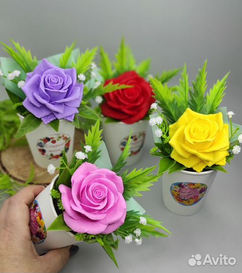 Букет из мыла ручной работы к 1 сентября