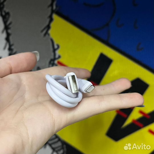 Кабель Lightning Remax белый/черный