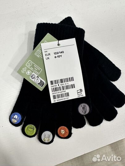 Комплект шапка и перчатки Н&М