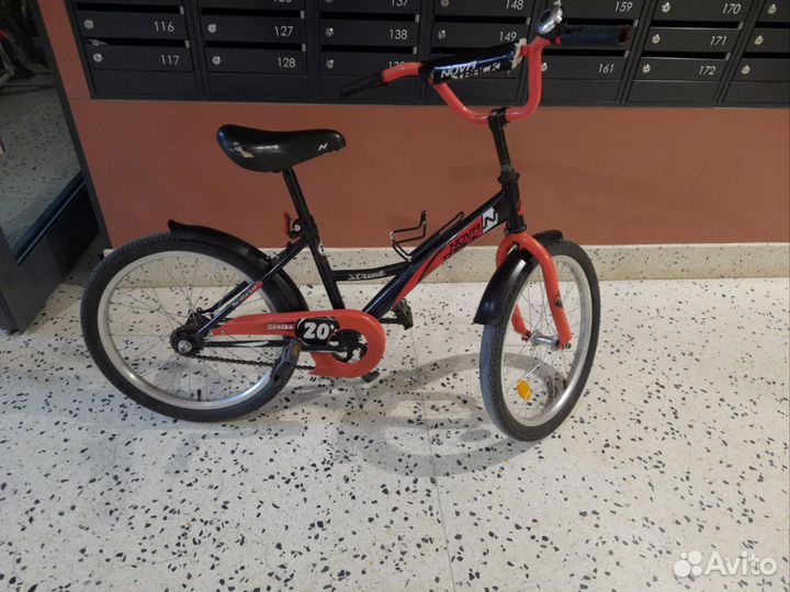 Детский велосипед novatrack strike 20