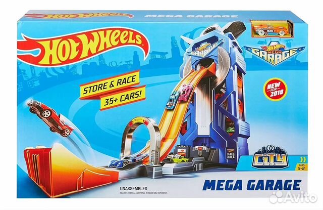 Hot wheels мега гараж