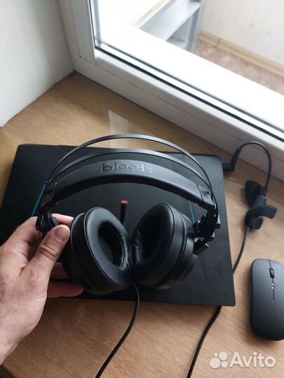 Наушники bloody g528c игровые