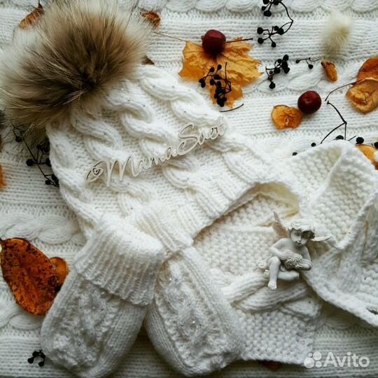 Шапочки на детей ручной раб mamasvet