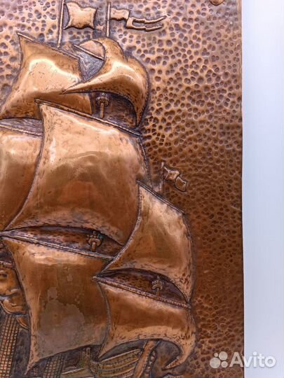 Настенное панно Декоративное Корабль 40*60 см, ДЕ