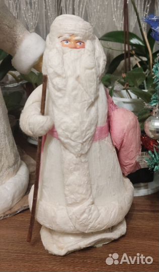 Ватный дед мороз СССР и снегурочка