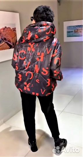 Пуховик автоледи с капюшоном 56/58 Verda