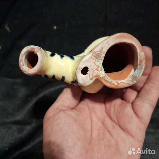 Редкая фарфоровая статуэтка девушка с бараном