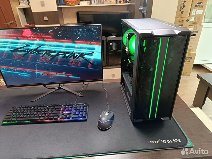 Игровой топ комп RTX3060 12Gb+ Ryzen5 3600