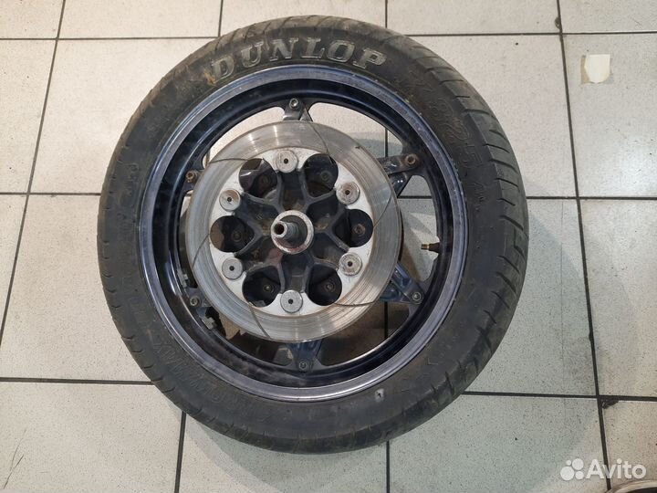 Колесо переднее в сборе с диском Honda vf 1000