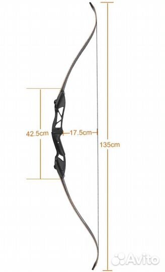 Лук для стрельбы рекурсивный. +12 стрел