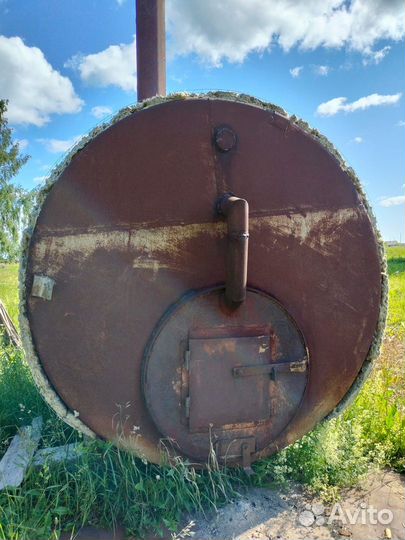 Бочка для изготовления древесного угля