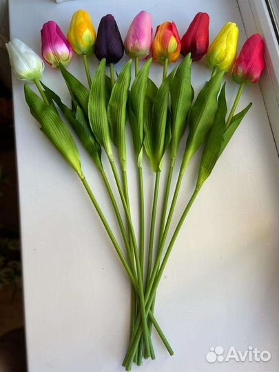 Искуственные цветы. Тюльпаны