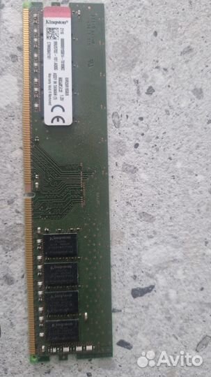 Kingston valueram 8 гб DDR4 2666 мгц dimm CL19 KVR