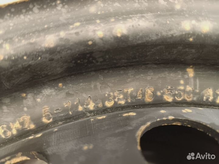 Комплект штампованных дисков R16 5*114.3 4 шт