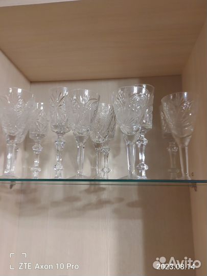 Хрустальные бокалы СССР